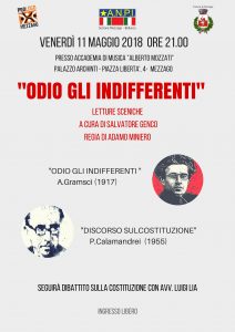 Storie di resistenza - Letture sceniche con testi di Gramsci e Calamandre @ Palazzo Archinti | Mezzago | Lombardia | Italia