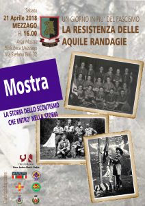 Mostra: La storia della scoutismo che entrò nella storia. Un giorno in più del fascismo: la Resistenza delle Aquile Randagie @ biblioteca di Mezzago | Mezzago | Lombardia | Italia