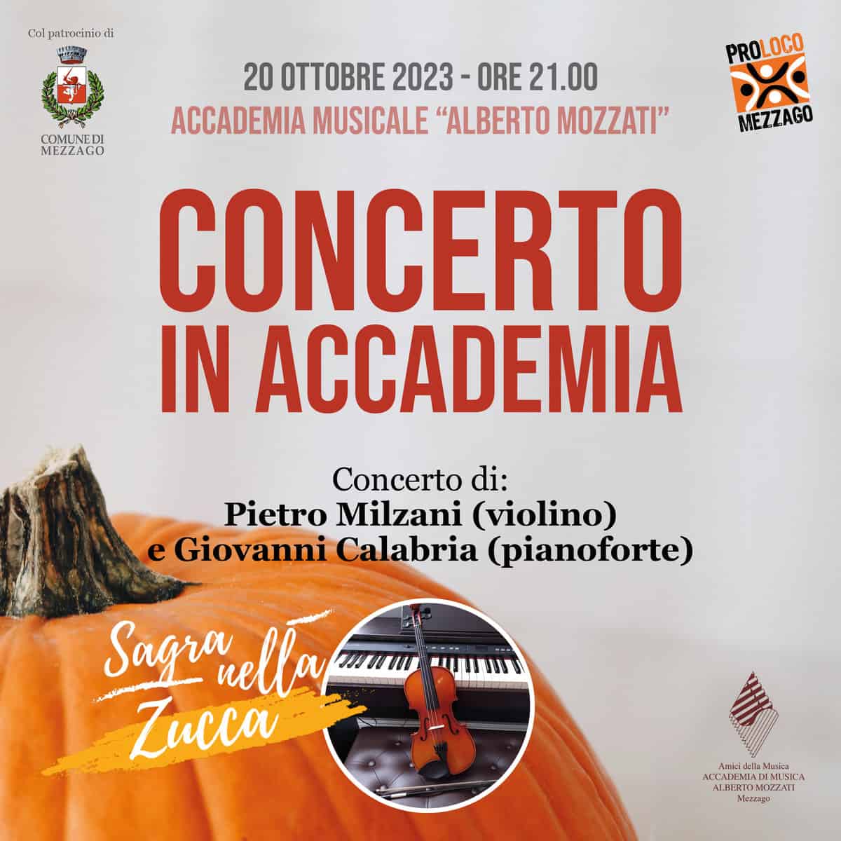 20 Ottobre 2023 Concerto in Accademia
